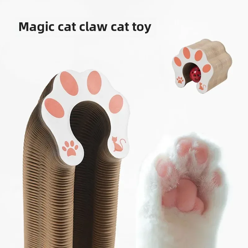 paw print end pieces of the organ cat scratcher