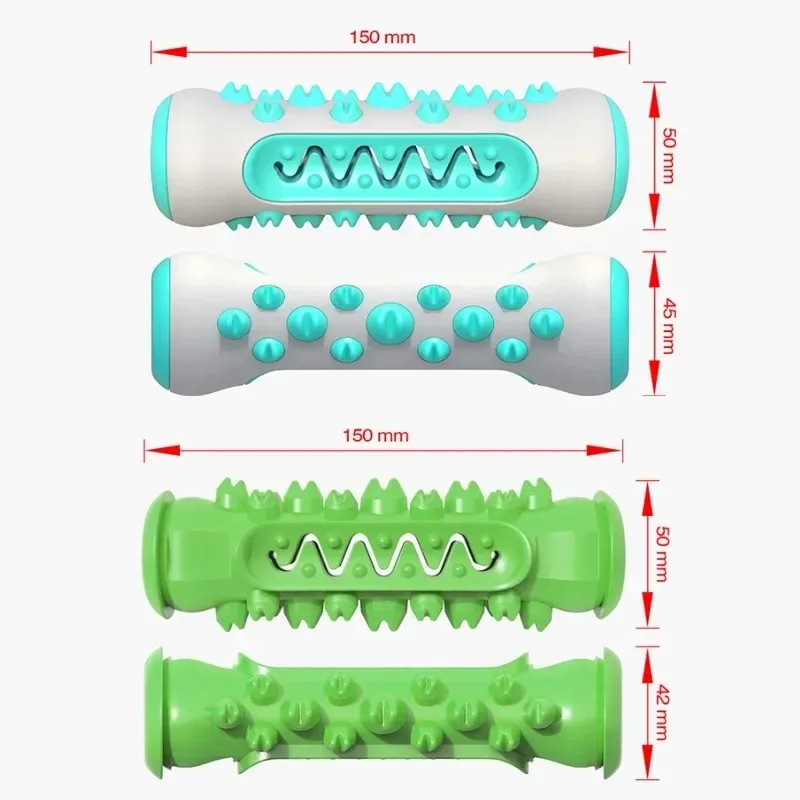 dog toothbrush chew stick measuring 150 mm long