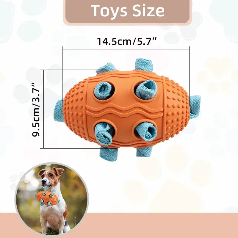 dimensions of the dog snuffle ball toy