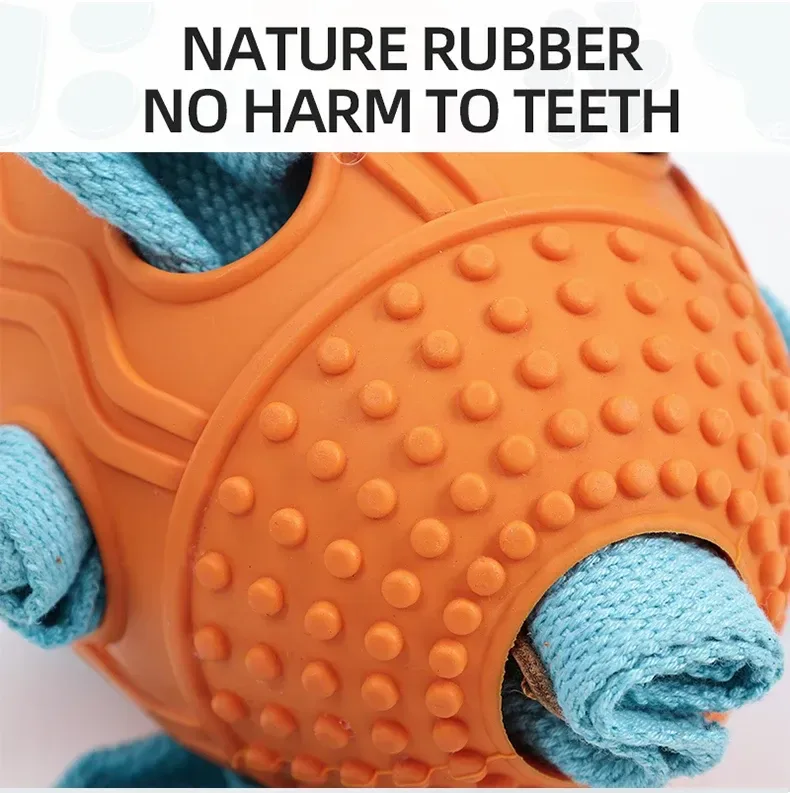 natural rubber shell of the dog snuffle ball toy