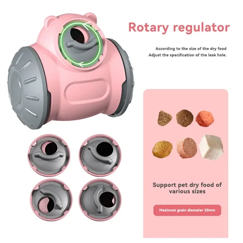 rotary regulator settings of the dog treat tumbler