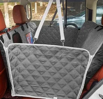 heather grey hammock seat cover with front panel