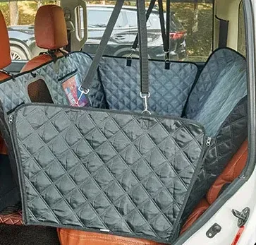 slate grey hammock seat cover with mesh window